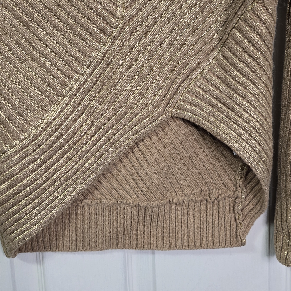 Gold Ribbed Sweater - Picture 3 of 6